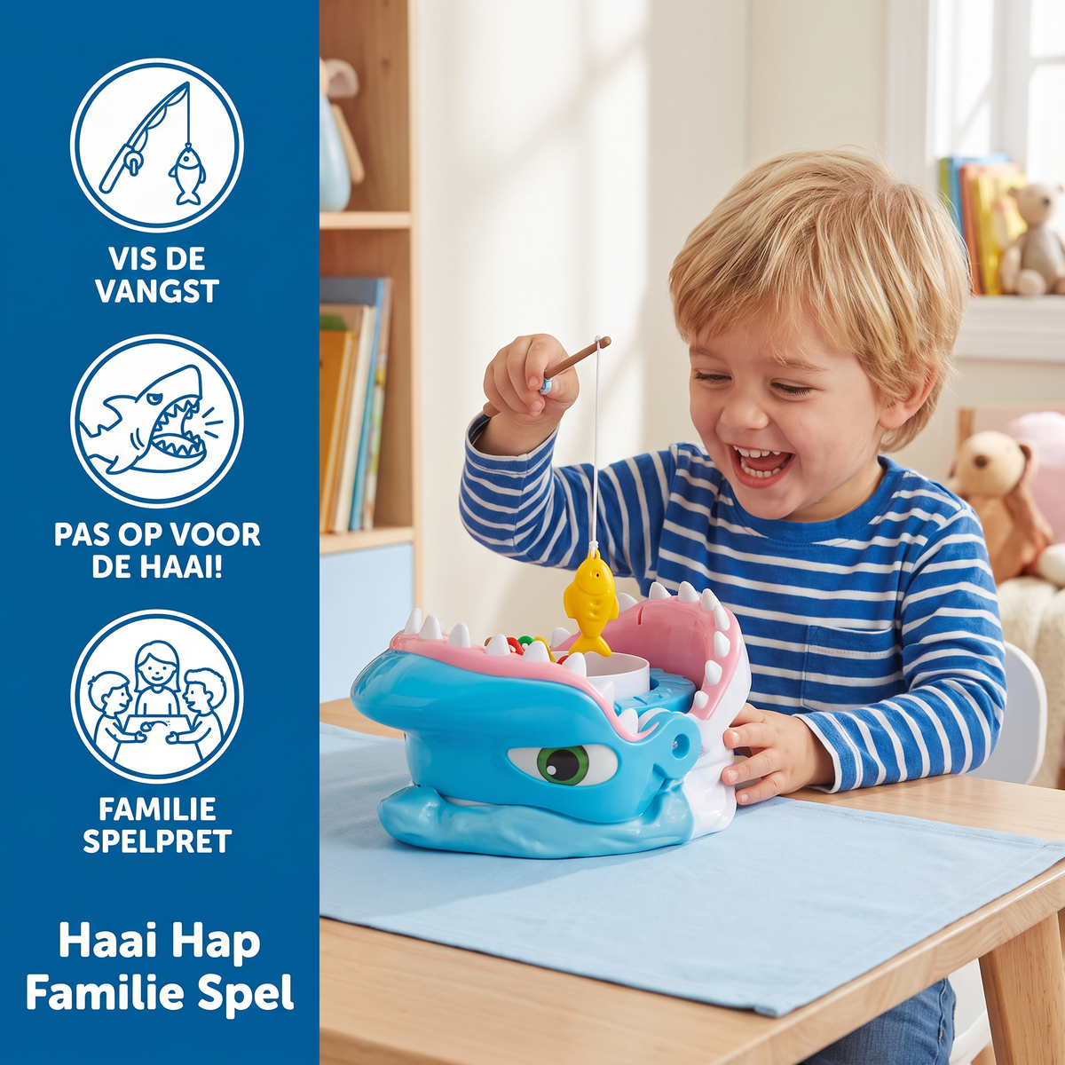 Haai Hap Familie Spel