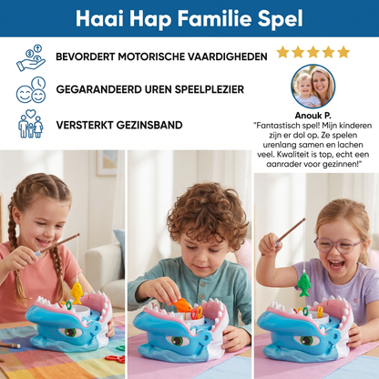 Haai Hap Familie Spel
