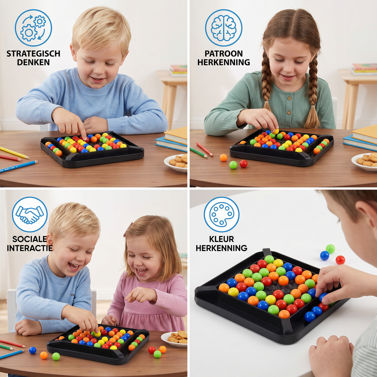 Kleuren Match Logicaspel – Interactief Kogel Denkspel Voor Kinderen & Volwassenen