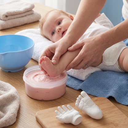 Baby Hand- & Voetafdruk Set – Herinneringsset Voor Pasgeborenen & Ouders