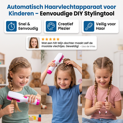 Automatisch Haarvlechtapparaat voor Kinderen – Eenvoudige DIY Stylingtool