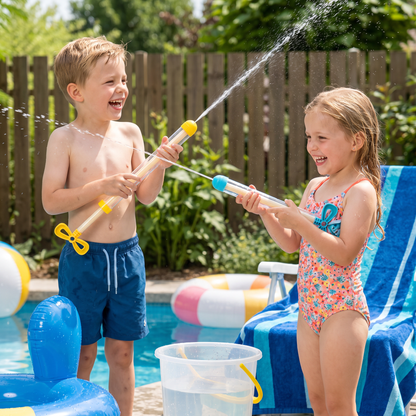 Kinderen Waterspuitblaster – Handzaam Trek- en Spuit Speelgoed voor Buiten