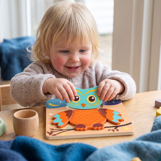 3D Houten Puzzel voor Kinderen – Educatief Speelgoed met Dieren voor Peuters