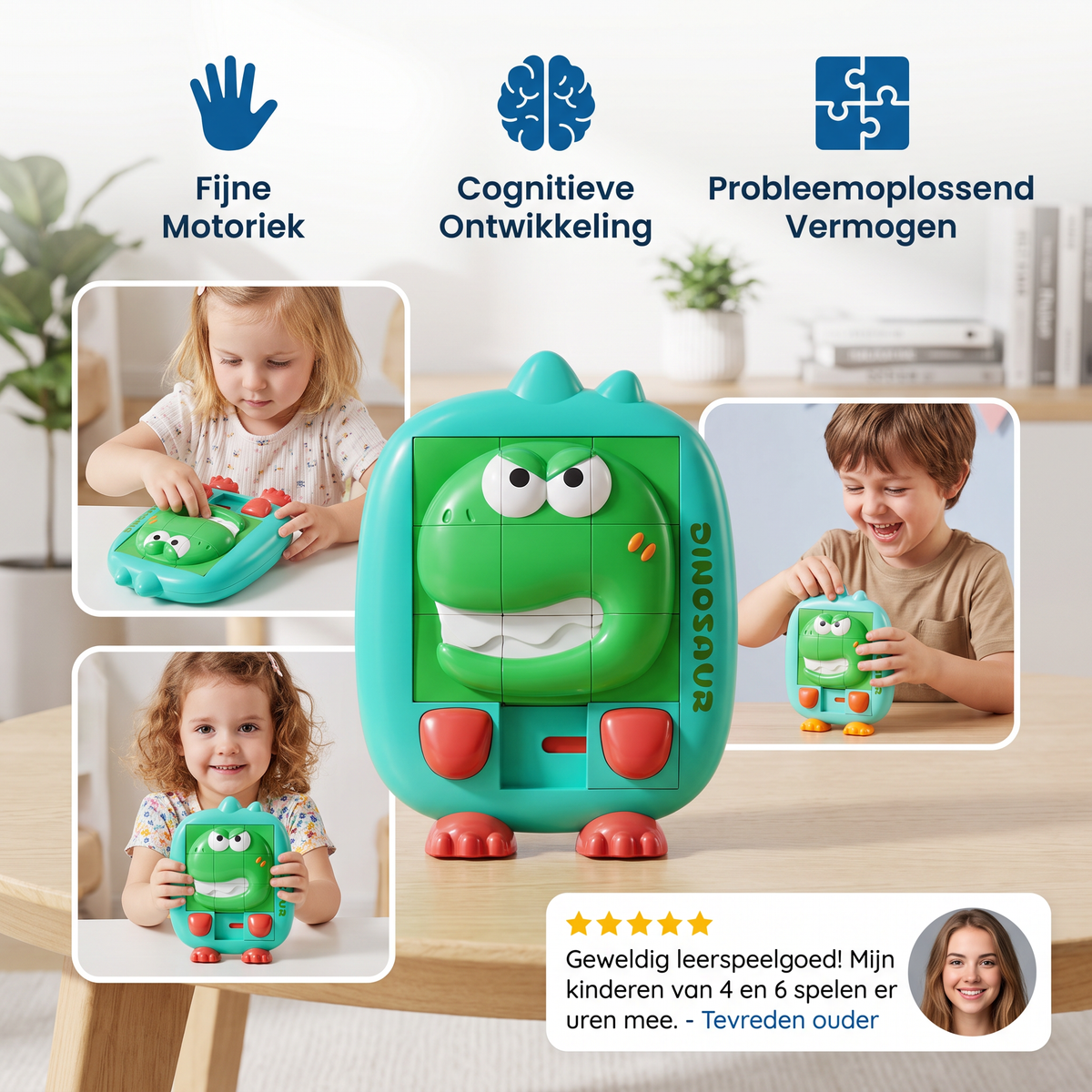 Leerspel "Dieren-Schuifpuzzel"