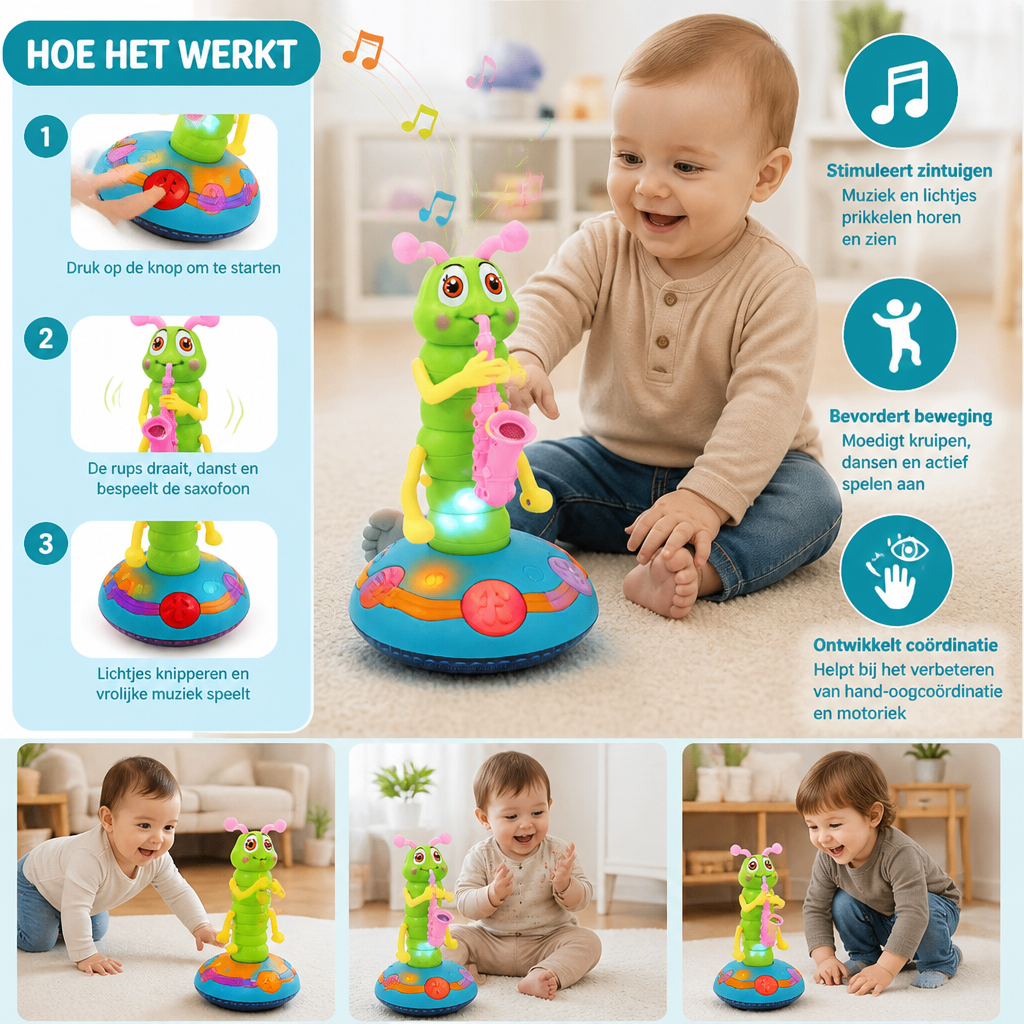 Dansende Saxofoonrups Kinderspeelgoed