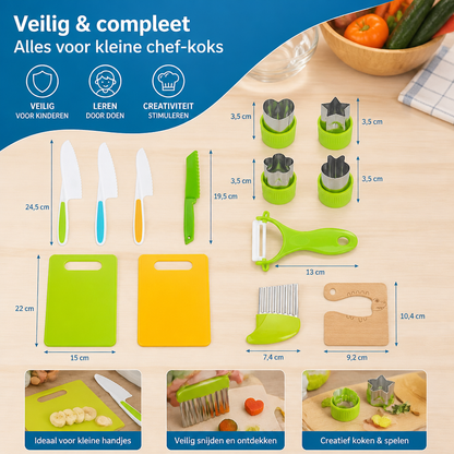 Veilige Keukenset – Voor Kleine Gourmetkoks