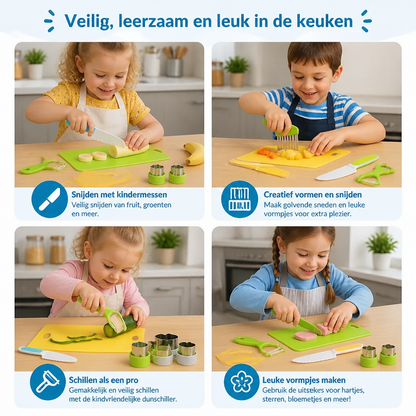 Veilige Keukenset – Voor Kleine Gourmetkoks