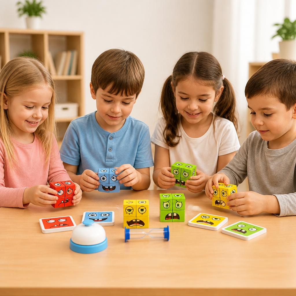 Gezichtenpuzzel Kubusspel