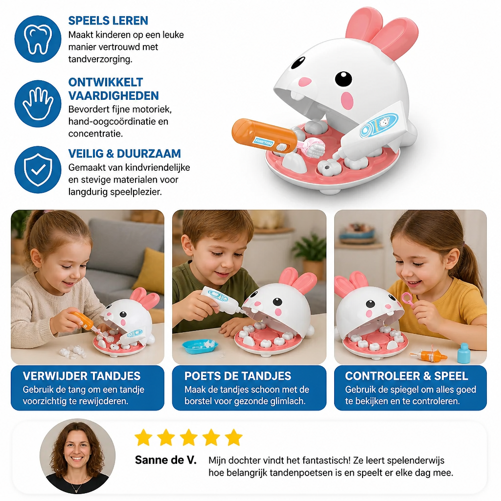 Mini-Tandarts Konijnenspel