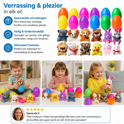 Paaseieren Verrassingsset Met Knuffels – Gevulde Eieren Voor Kinderen