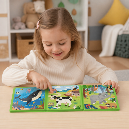 Magnetisch Montessori Puzzelboek