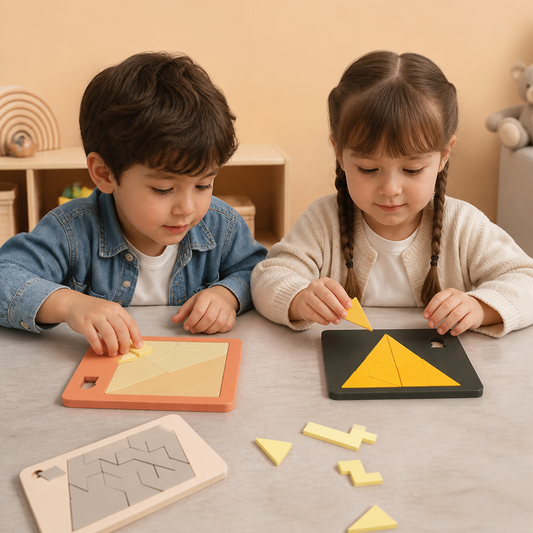 Tangram Houten Puzzelspel