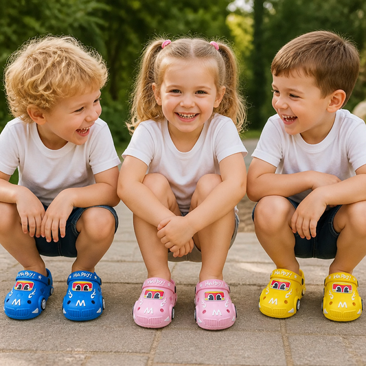 Lichtgevende Auto Kinderslippers – Badsandalen Met Antislipzool