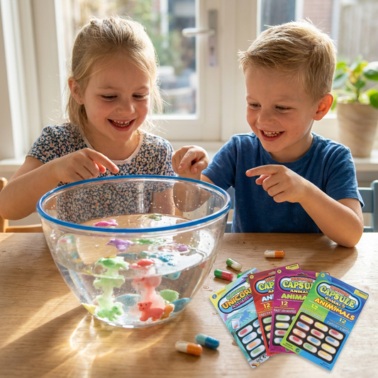 Magische Watergroeikapsels Met Dieren