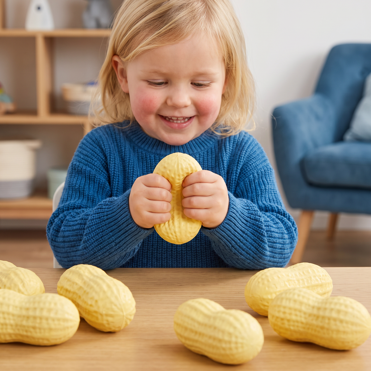 Jumbo Pinda Squishy als Anti-Stress Speelgoed