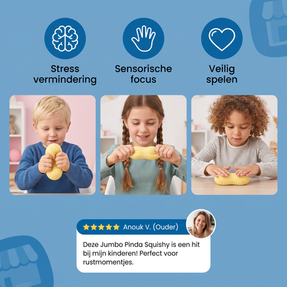 Jumbo Pinda Squishy als Anti-Stress Speelgoed