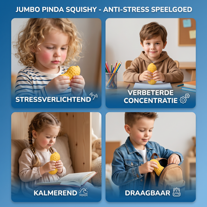 Jumbo Pinda Squishy als Anti-Stress Speelgoed
