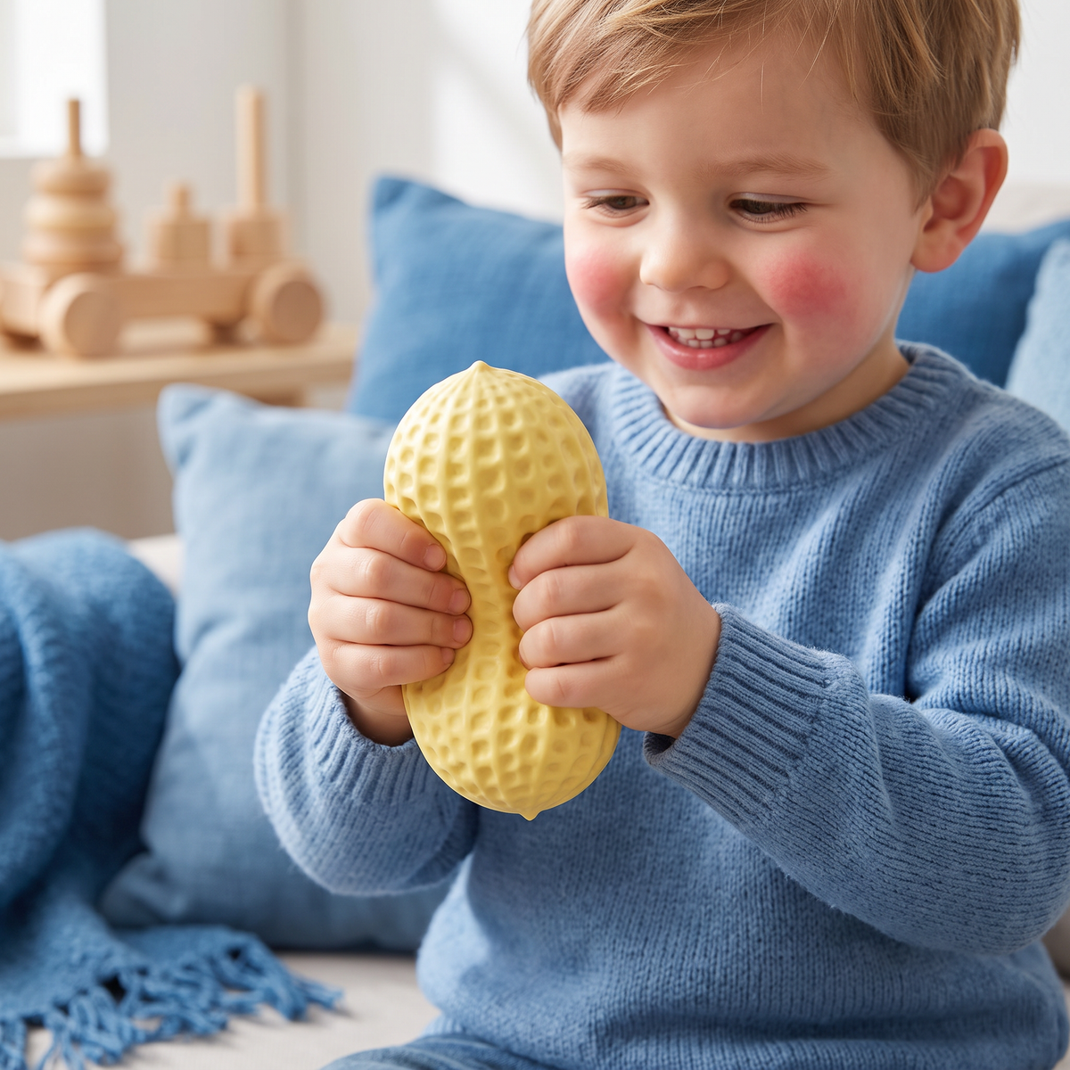 Jumbo Pinda Squishy als Anti-Stress Speelgoed