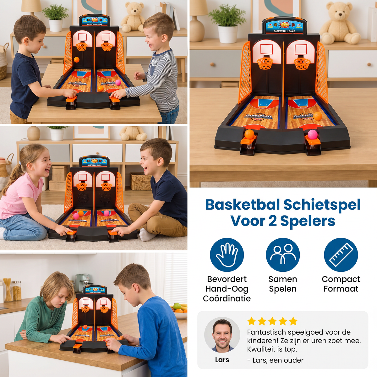 Basketbal Schietspel Voor 2 Spelers