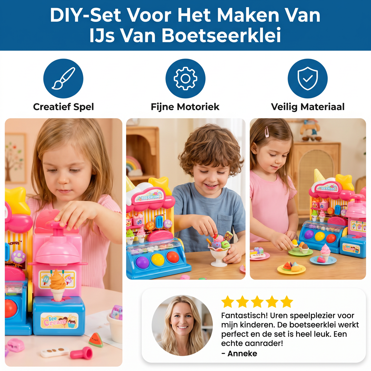 DIY-Set Voor Het Maken Van IJs Van Boetseerklei