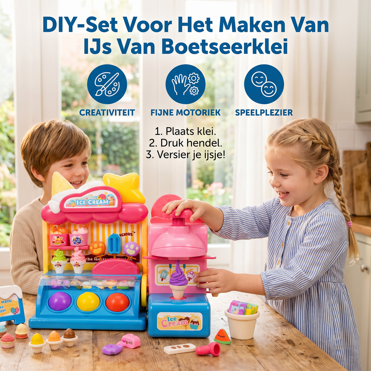 DIY-Set Voor Het Maken Van IJs Van Boetseerklei