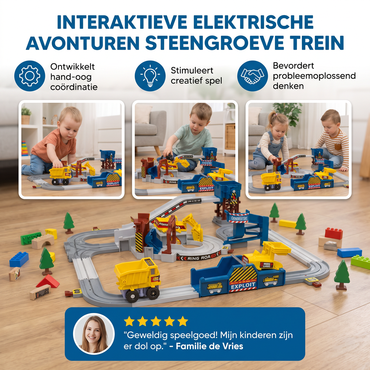 Interaktieve Elektrische Avonturen Steengroeve Trein