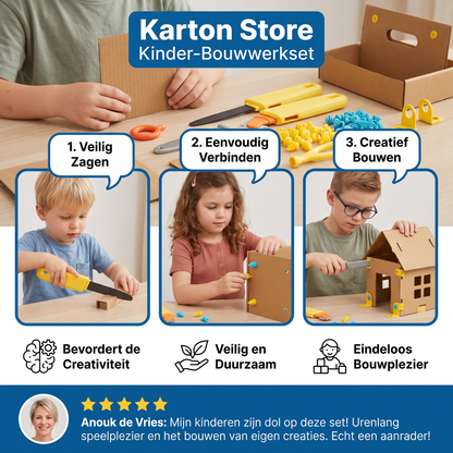 Kinder-Bouwwerkset van Karton