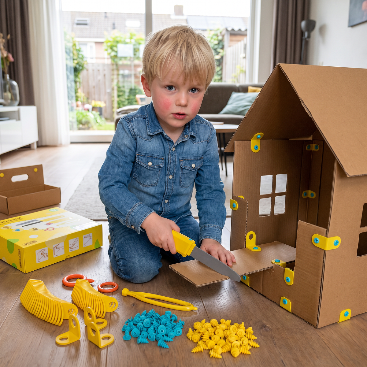 Kinder-Bouwwerkset van Karton