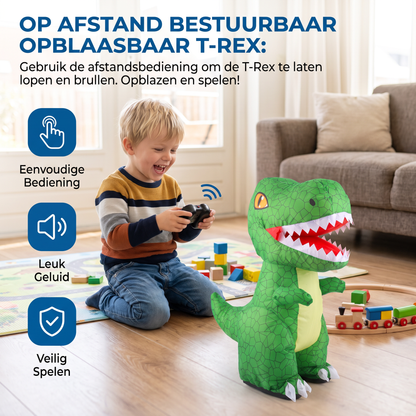 Op afstand bestuurbaar opblaasbaar T-Rex-dinosaurusspeelgoed