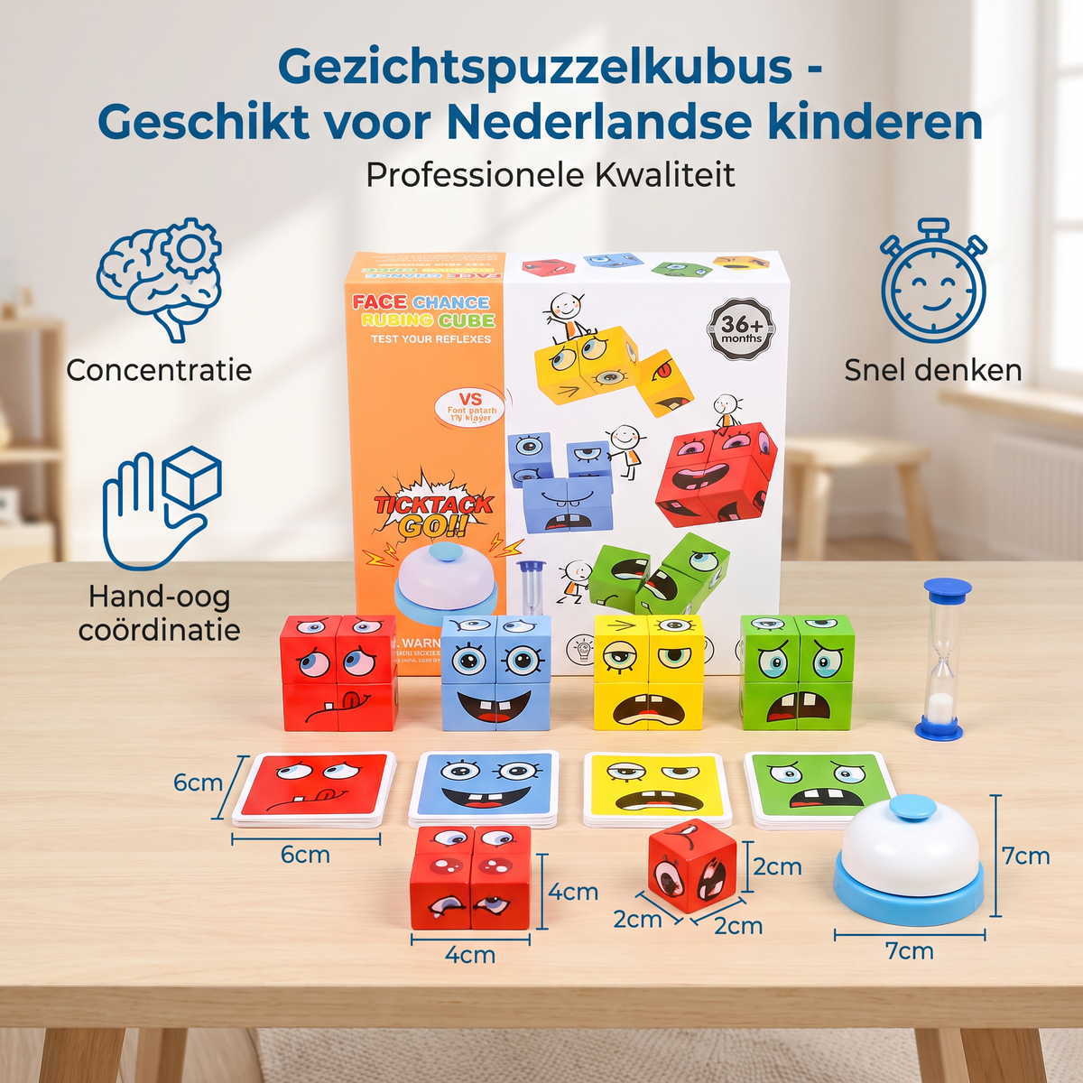 Gezichtspuzzelkubus 9