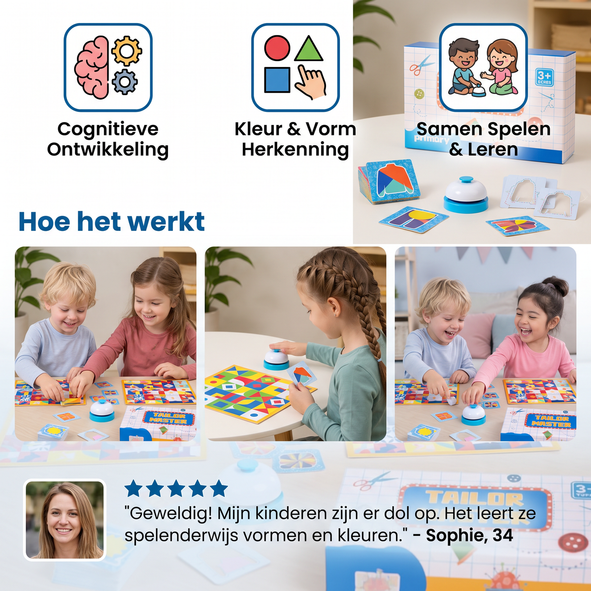 Tailor Master Houten Vormsorteerspel
