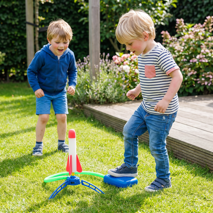 Veilige & Zachte Raketwerper Voor Kinderen – Luchtaangedreven Speelgoed Voor Binnen