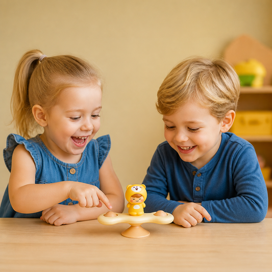 Montessori Zuignap Spinner – Roterend Educatief Speelgoed