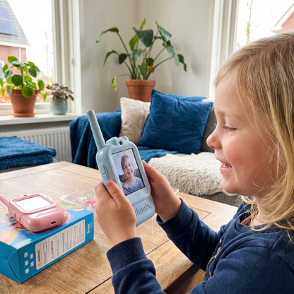 Kinder Video-Walkietalkie 2-delige Set – Walkietalkies met Camera & Scherm