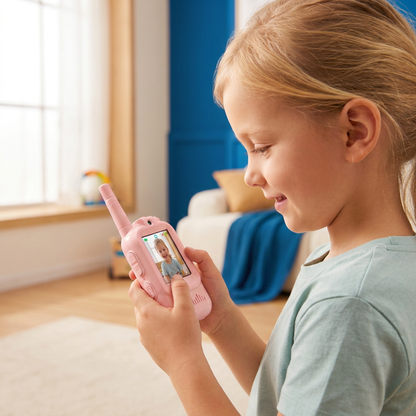 Kinder Video-Walkietalkie 2-delige Set – Walkietalkies met Camera & Scherm