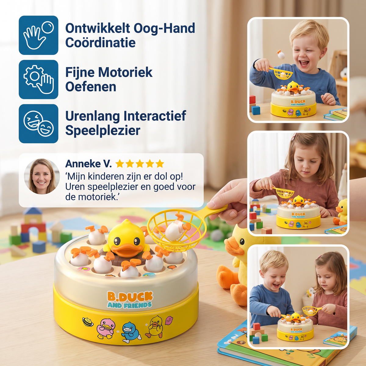 Eendjes Vangspel voor Kinderen – Interactief Behendigheidsspel