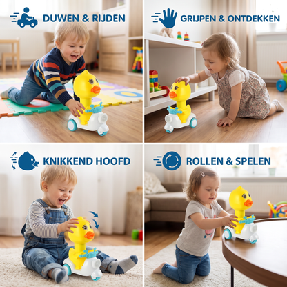 Gele Eend Rolspeelgoed – Duwen & Rijden voor Peuters