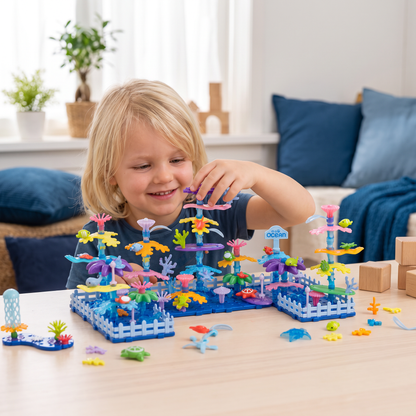 Kinder Bloementuin Steekspel – Creatieve Bouwset