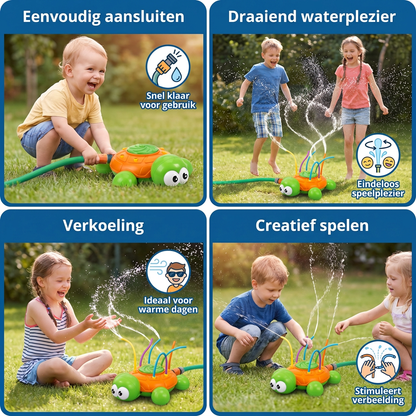 Schildpaddenwatersproeier – Roterend Tuinplezier voor Kinderen op Warme Zomerdagen