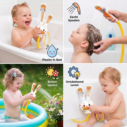 Baby Douche Speelgoed met Konijnendesign en Worteldouchekop