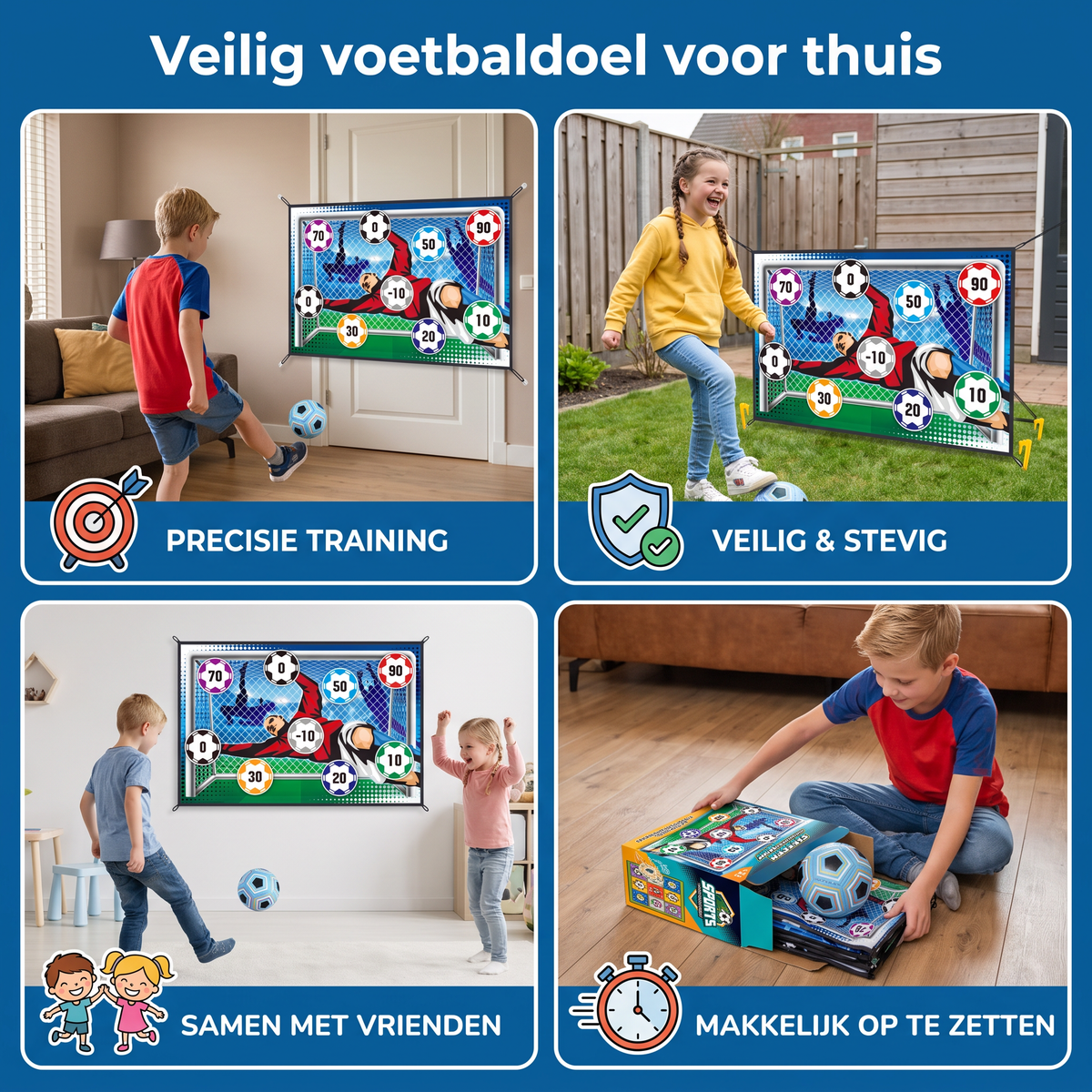 Veilig Voetbaldoel voor Thuis