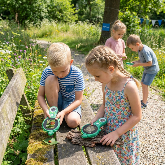 Kindervideomicroscoop met Scherm – Draagbaar Onderzoeksapparaat voor Kleine Ontdekkers