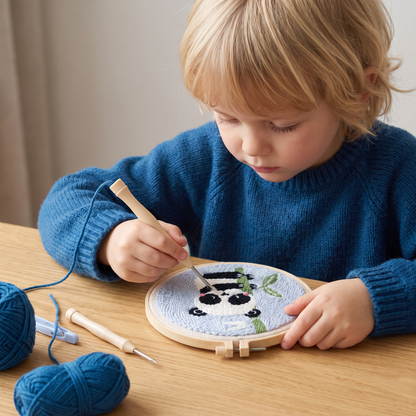 DIY Punch-Needle-Borduurset – Beginnersset met Mooie Motieven