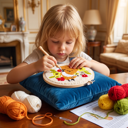 DIY Punch-Needle-Borduurset – Beginnersset met Mooie Motieven