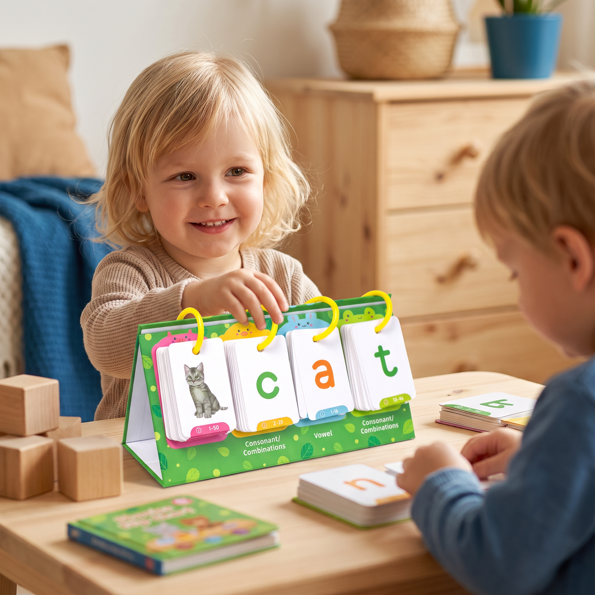 Leerkaartenset voor kinderen – Flashcards voor Woordvorming en Taalontwikkeling