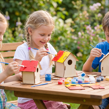 Bunt vogelhuisje – Knutsel- en schilderset voor kinderen