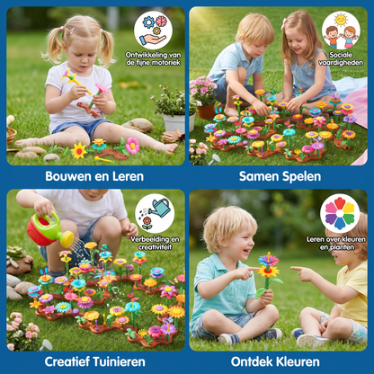 Bloementuin Steekspel voor Kinderen – Creatief Plant- en Leerspeelgoed voor Kleine Tuiniers