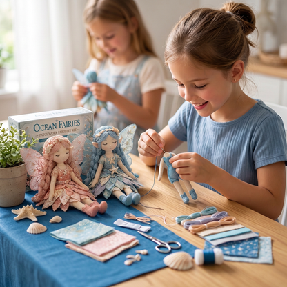 DIY-Naaiset voor Kinderen – Maak Betoverende Feeënpoppen met Stof, Accessoires en Handleiding