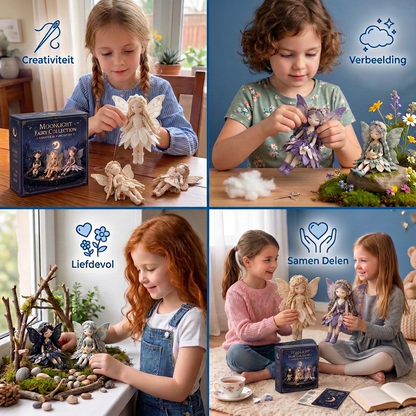 DIY-Naaiset voor Kinderen – Maak Betoverende Feeënpoppen met Stof, Accessoires en Handleiding
