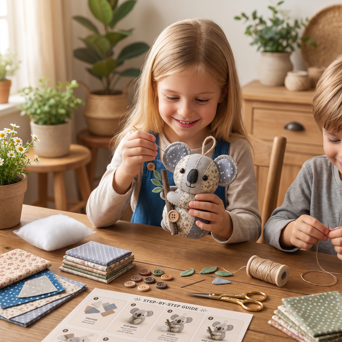 DIY-Naaiset voor Dieren – Knutselset voor Handgemaakte Stoffen Ornamenten